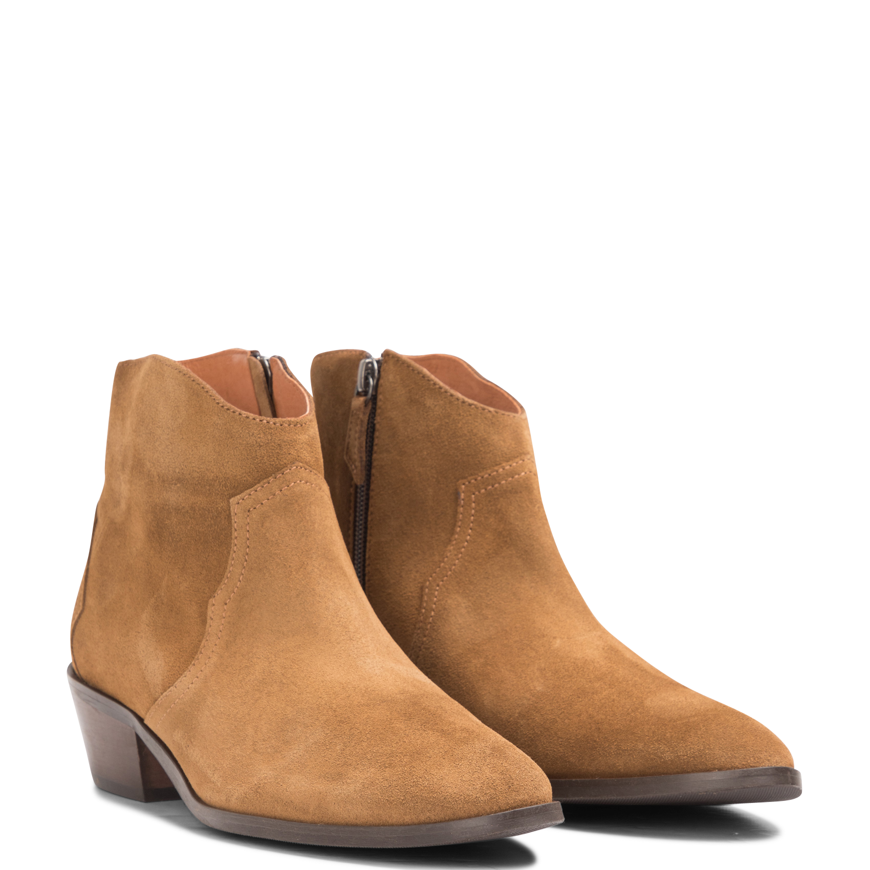 FIONA 35 - Boots en velours | Marron