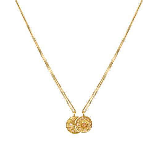 Maanesten Friendship Halskæde, Gold Plated, 45 3 cm