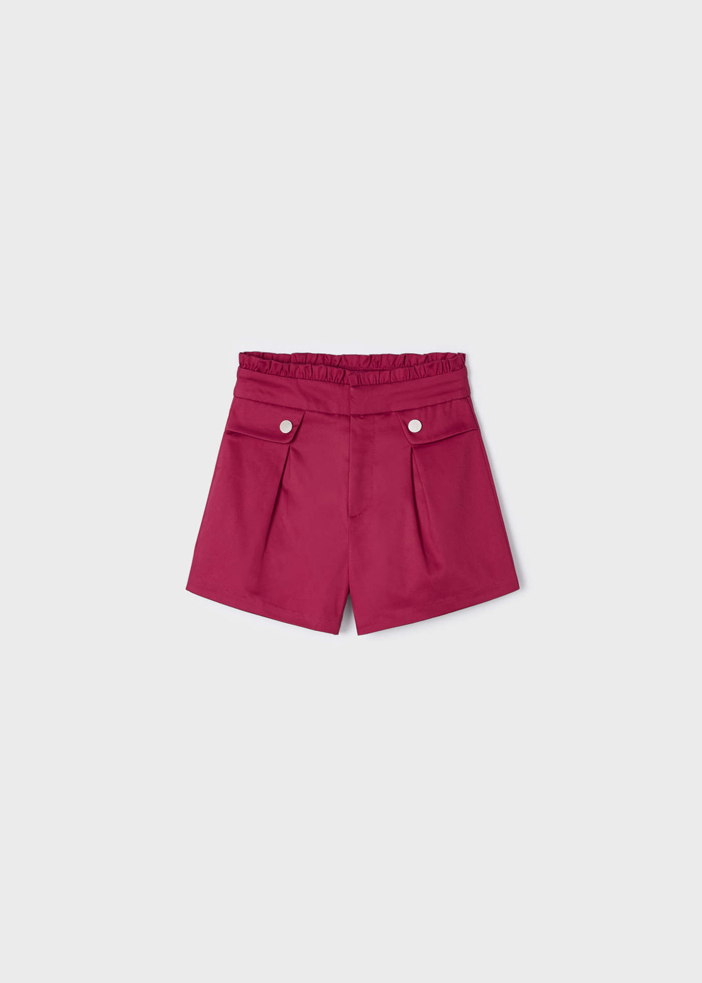Calções de algodão acetinado para meninas