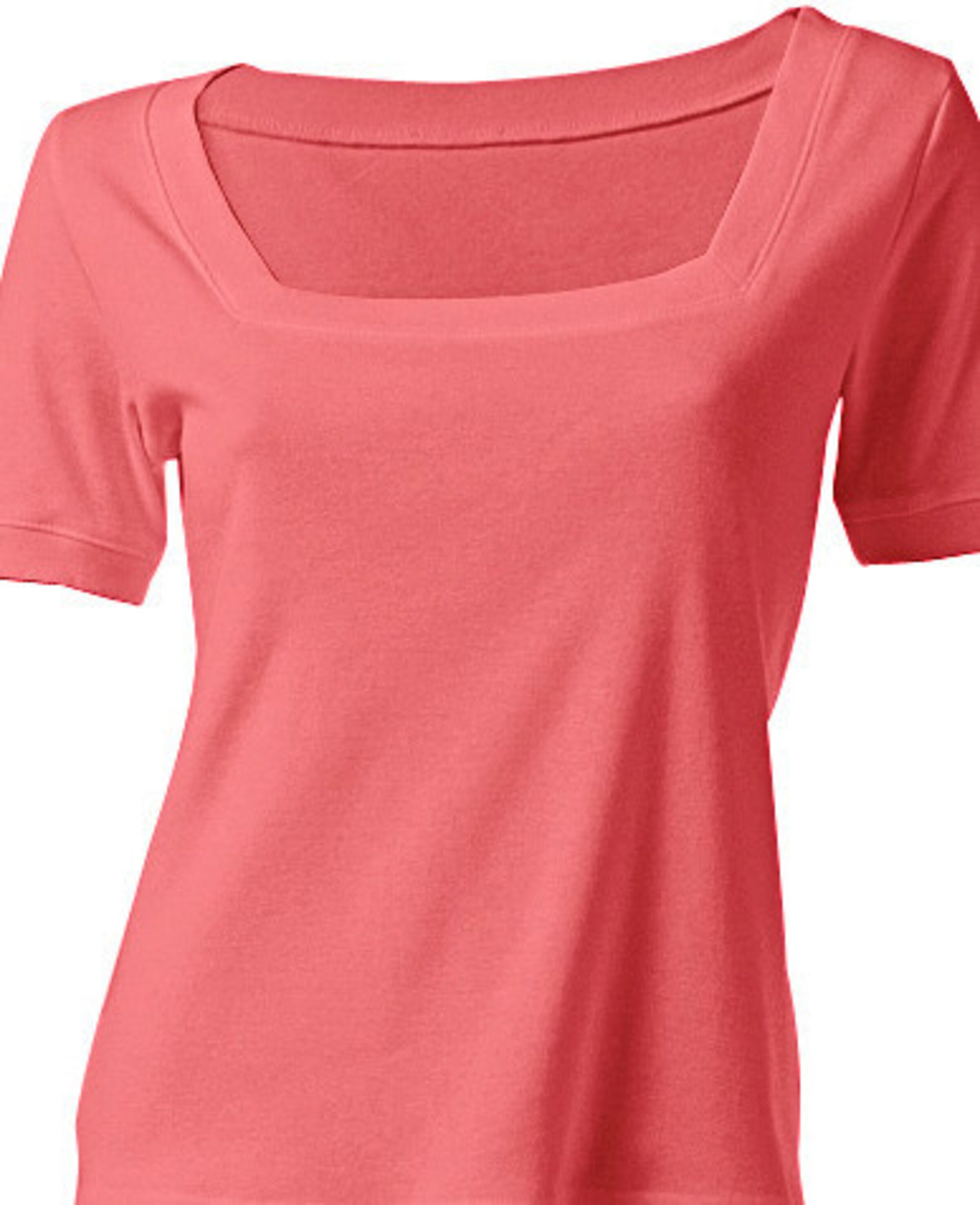 heine Carré-Shirt in koralle