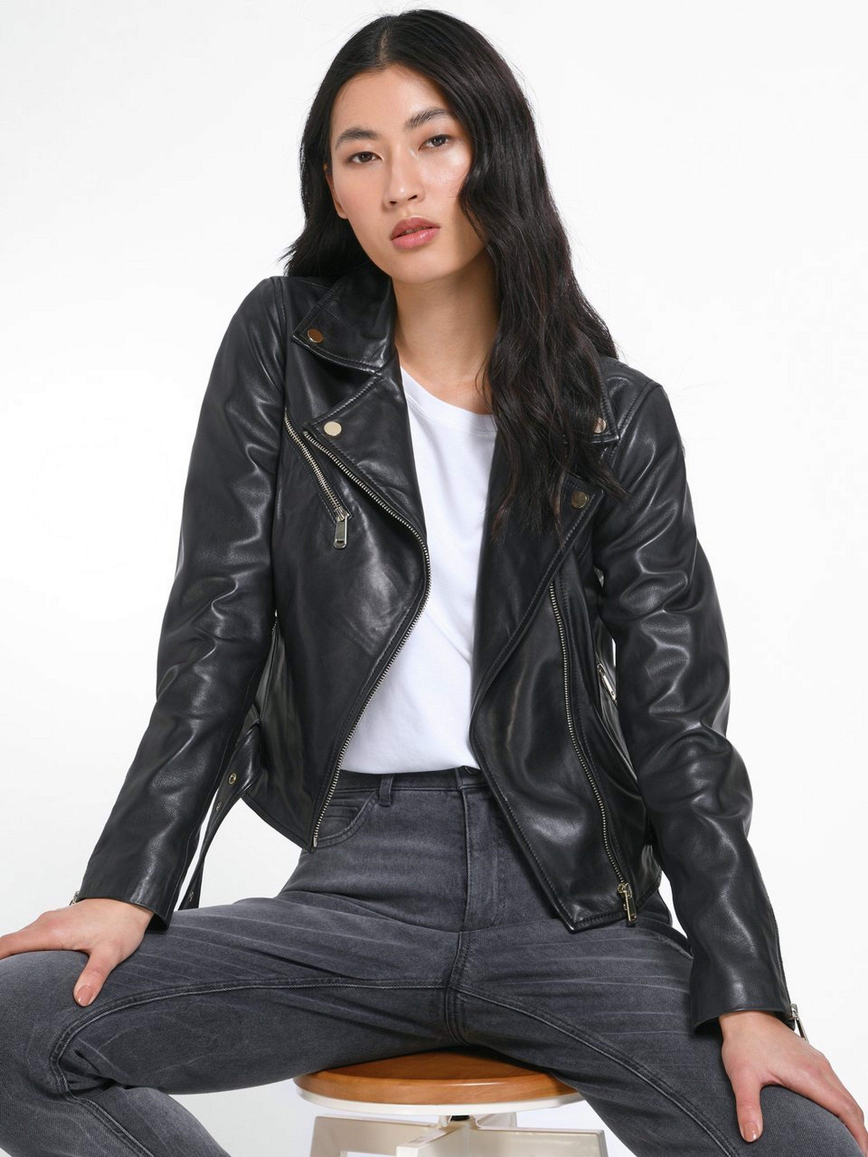 Lederjacke