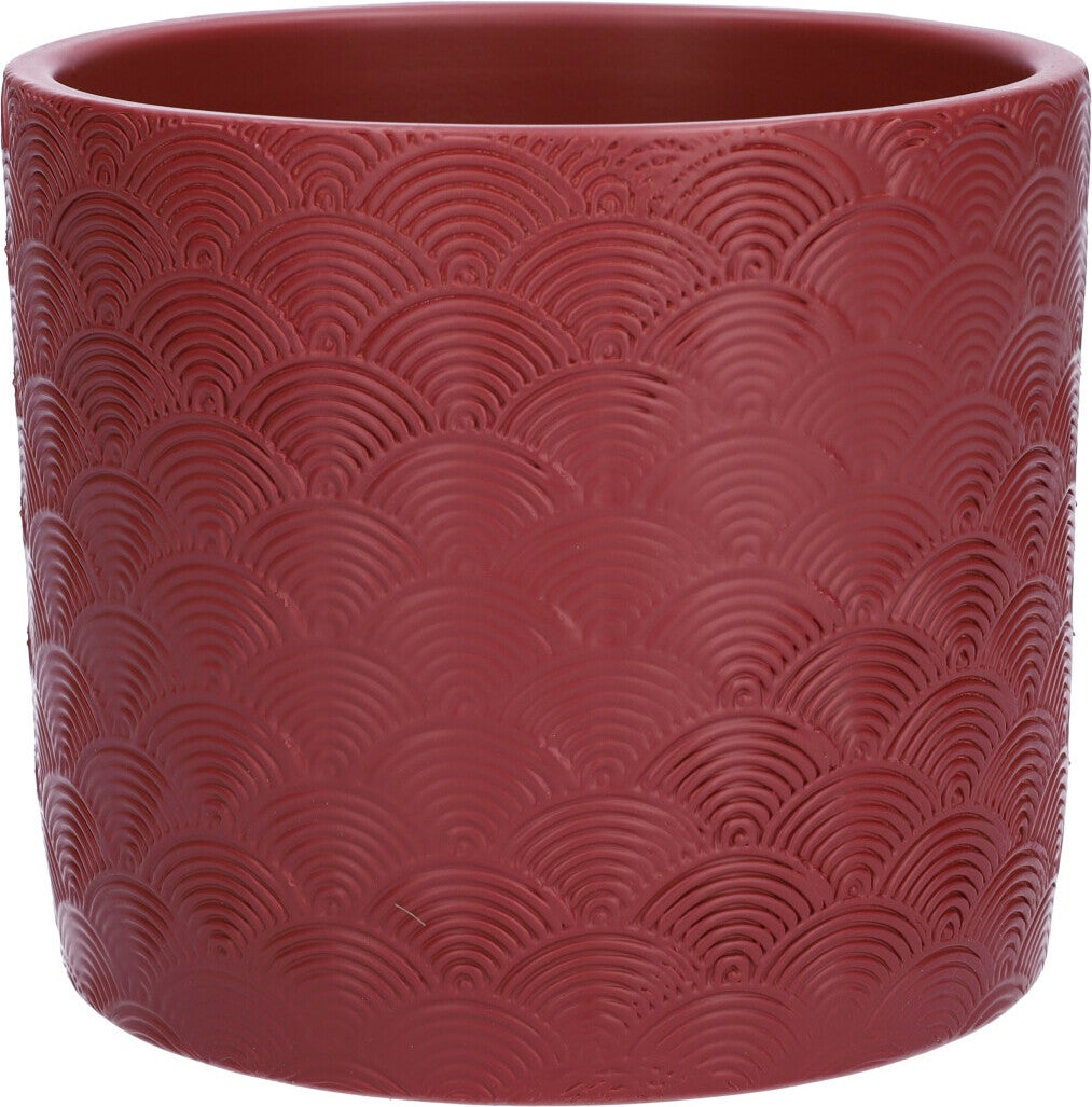 Duif bloempot Napoli rood D 13,5 H 12,3 cm