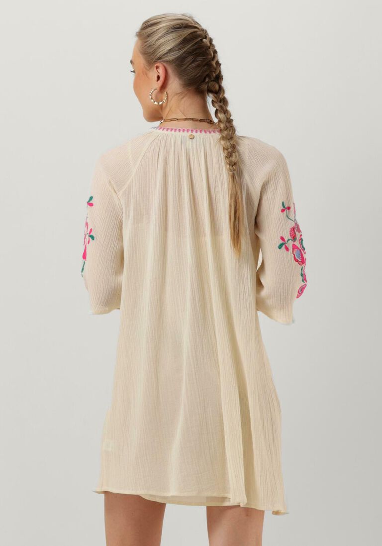 ANTIK BATIK creme antik batik mini jurk magoo dress