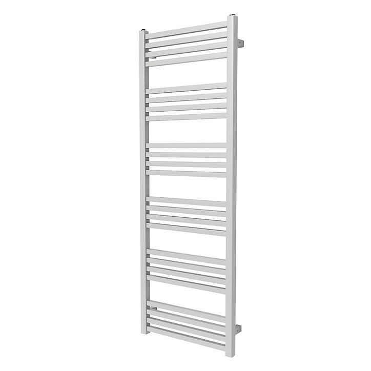 Sèche-serviettes eau chaude GoodHome Duala gris 24 barres - 518 W