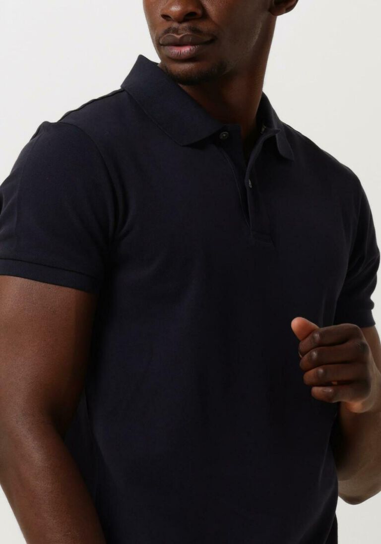 PROFUOMO donkerblauwe profuomo polo polo short sleeve