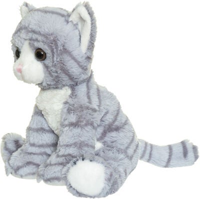 Teddykompaniet Kosedyr Kattevenner Mio 23 cm, Gråstripete