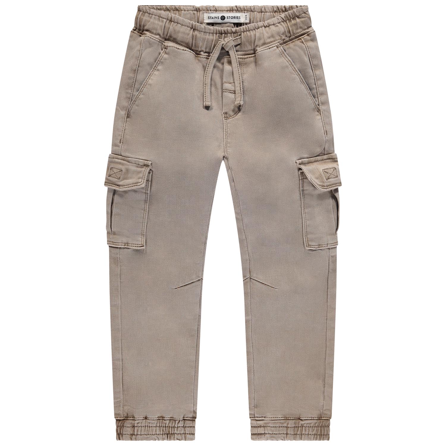 Stains & Stories peuter broek  effen bruin