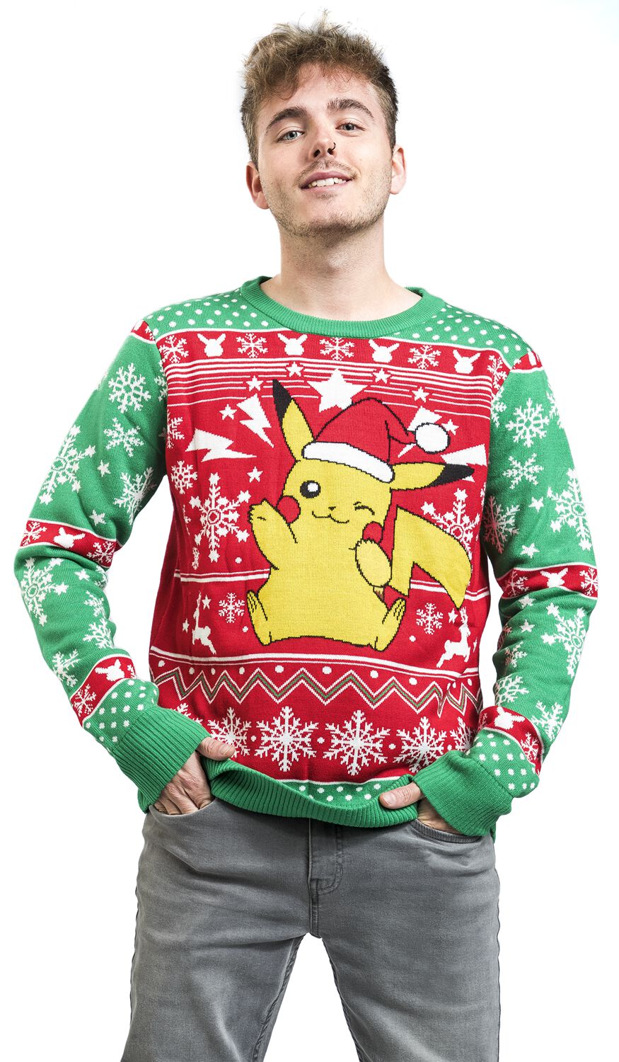 Pikachu - Pika, Pika! | Pokémon Pull de Noël