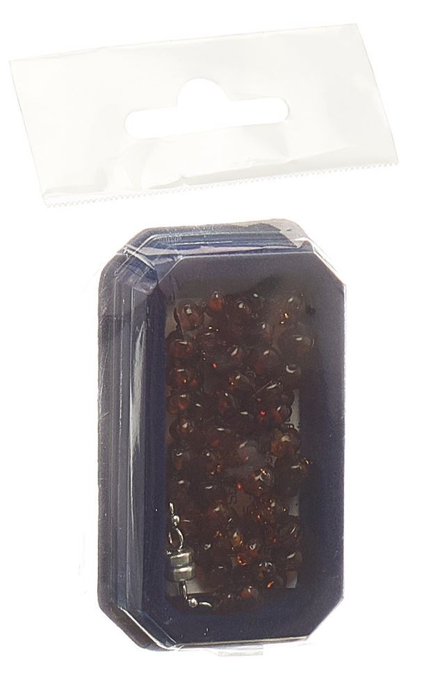 AMBERSTYLE Bernsteinkette cognac dunkel<br>1 Stück, 36cm, mit Magnetverschluss