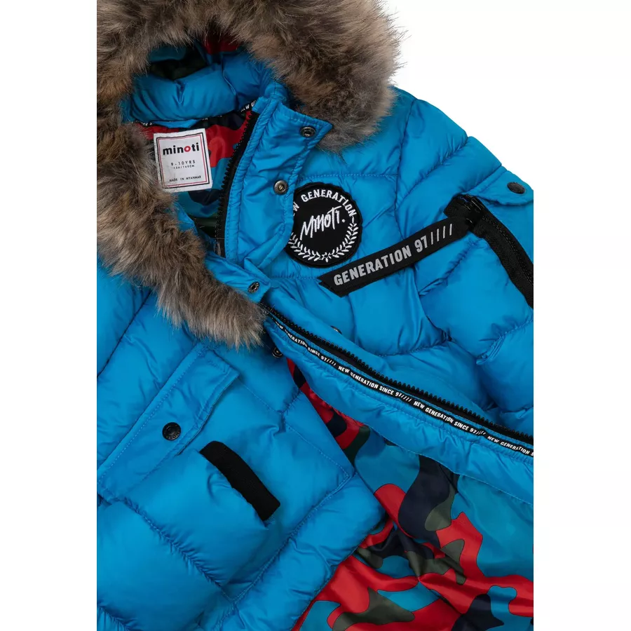 MINOTI Parka Blau