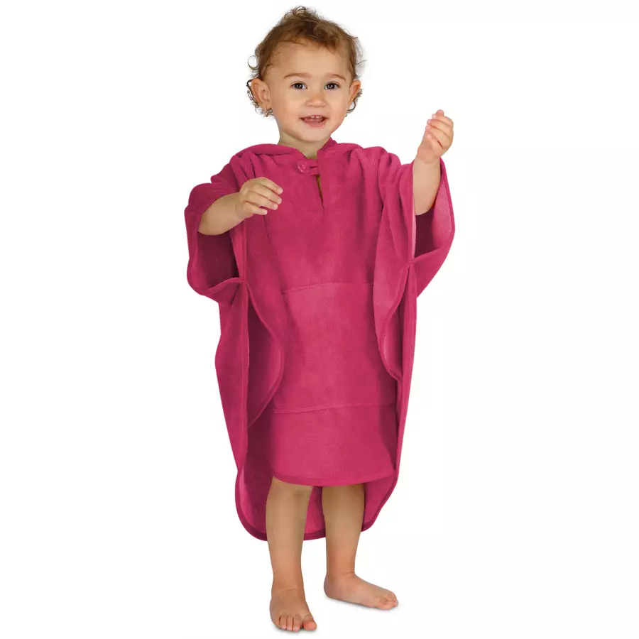 normani Kinder Badeponcho weich Melilla Pink