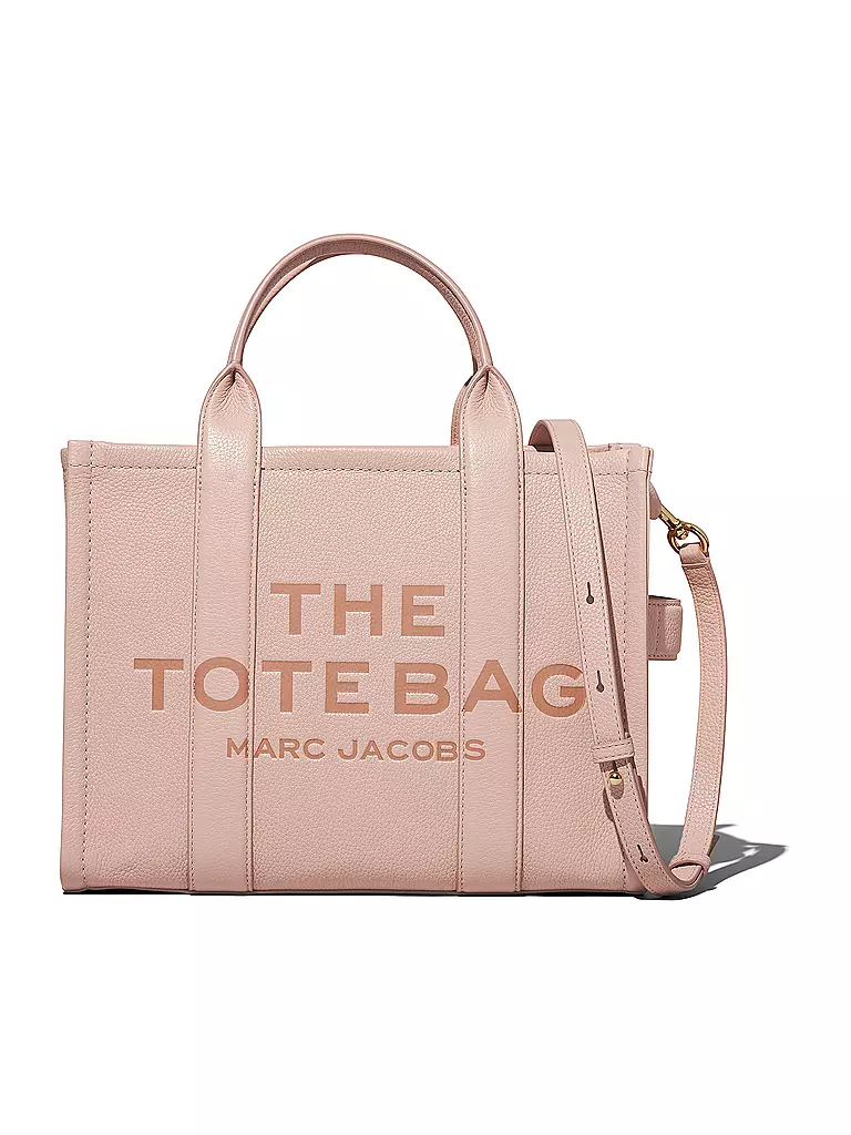 MARC JACOBS Ledertasche - Tote Bag  THE MEDIUM TOTE LEATHER rosa