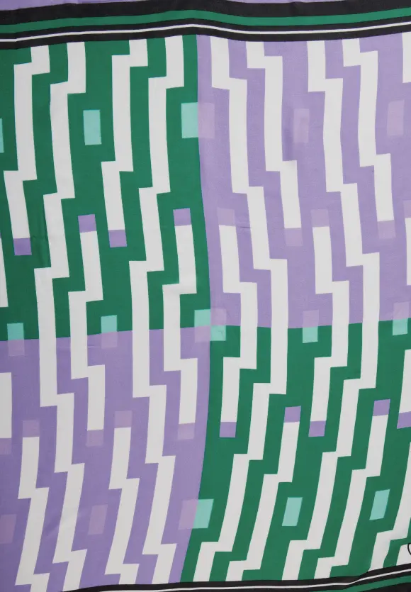 Modal Print Tuch - shiny lilac