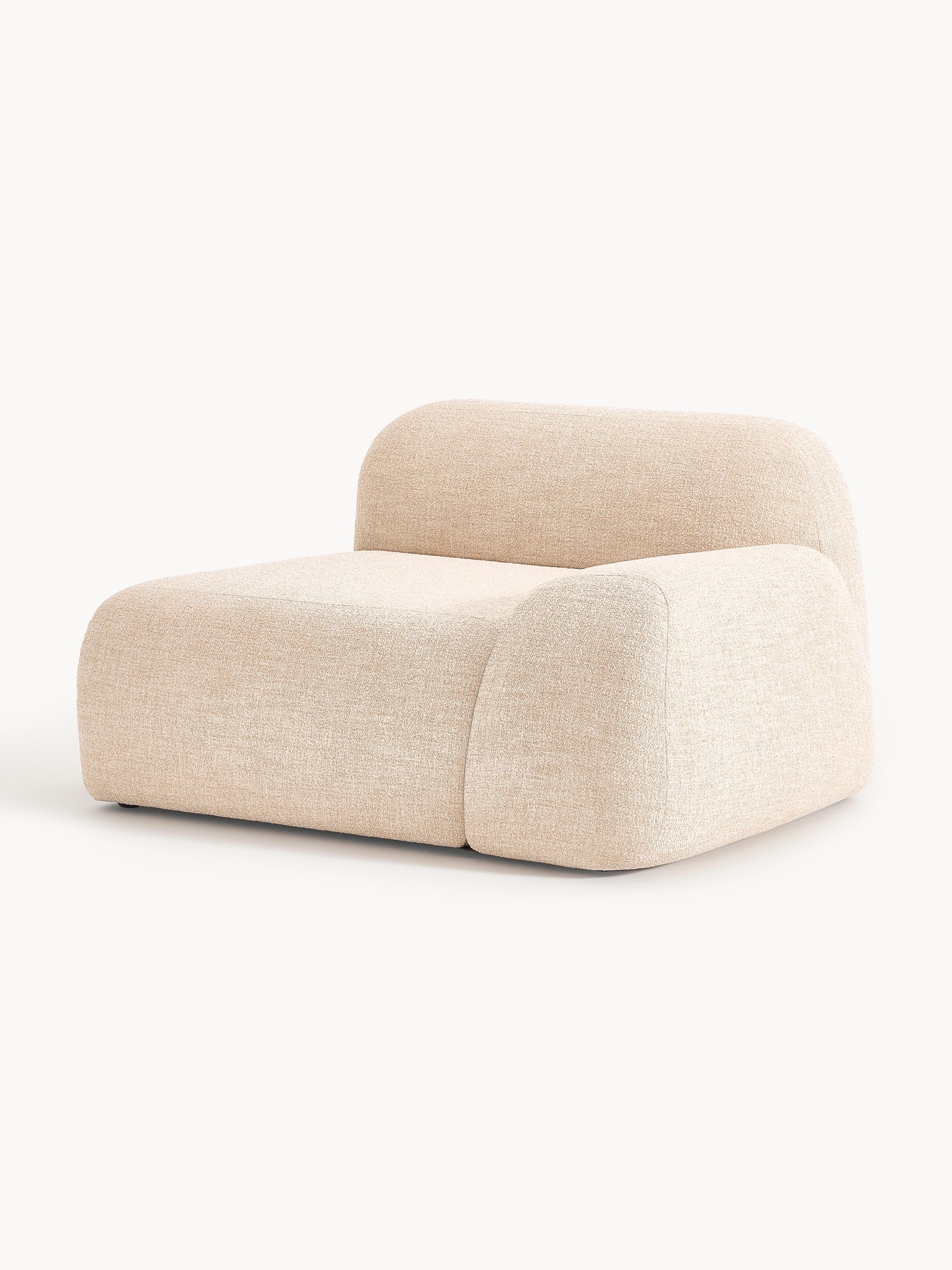 Hoekmodule Wolke van bouclé