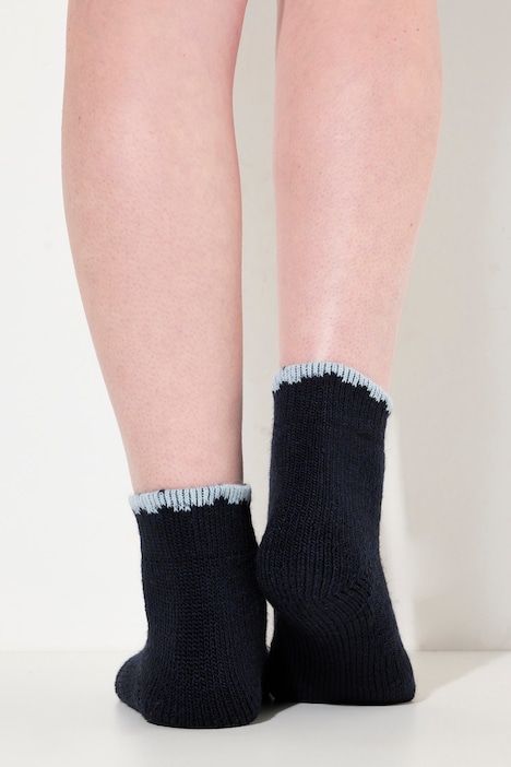 Kuschelsocken, Alpaka-Wolle, weiches Bündchen