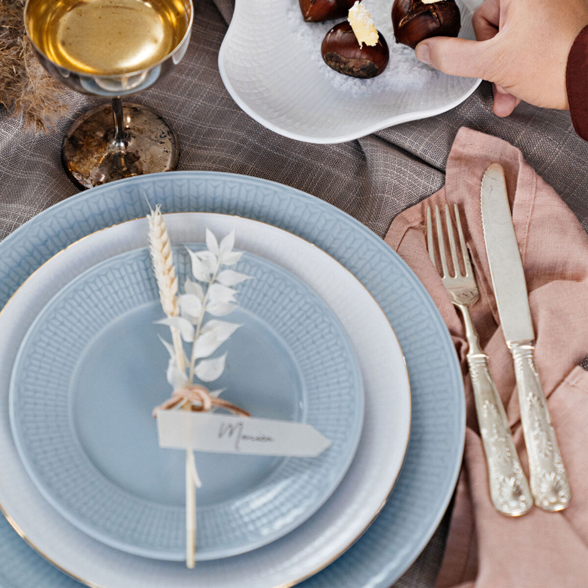 Swedish Grace is tallerken 4-pakk
