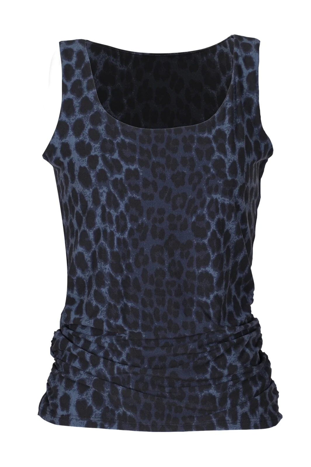 Liberte Alma-Turn-Top dusty navy leo