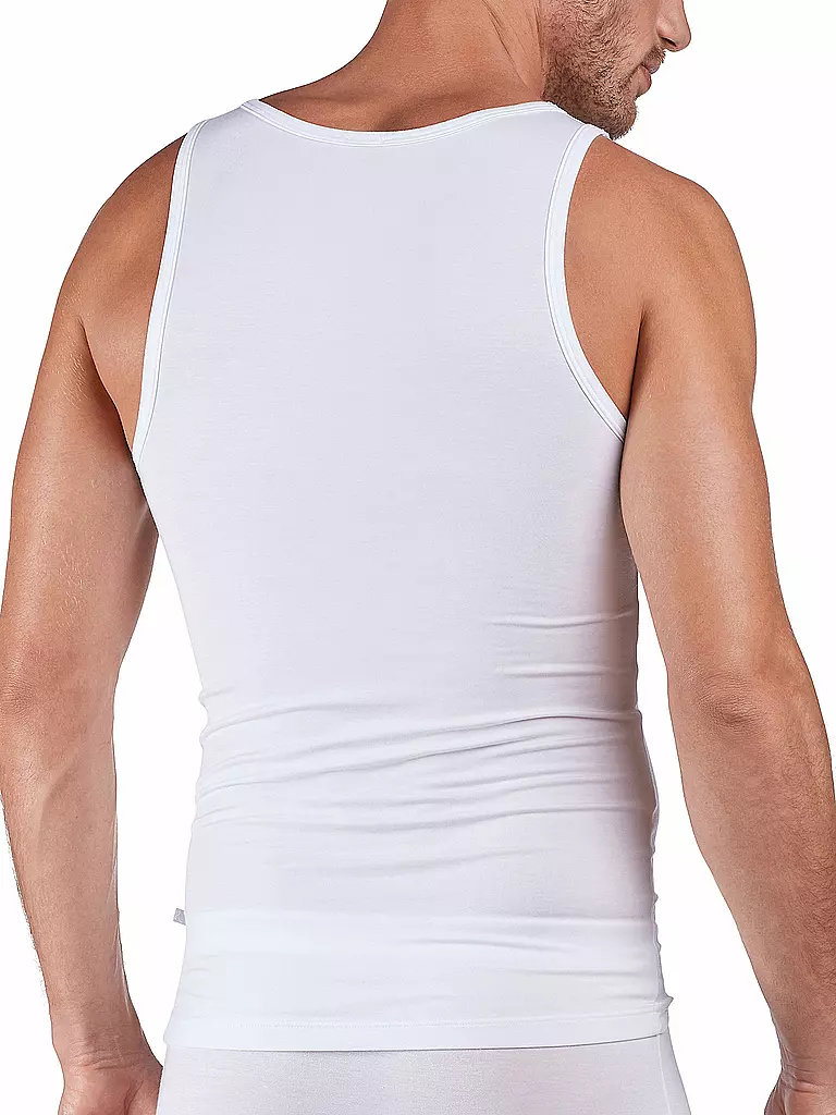 HUBER Tanktop weiss