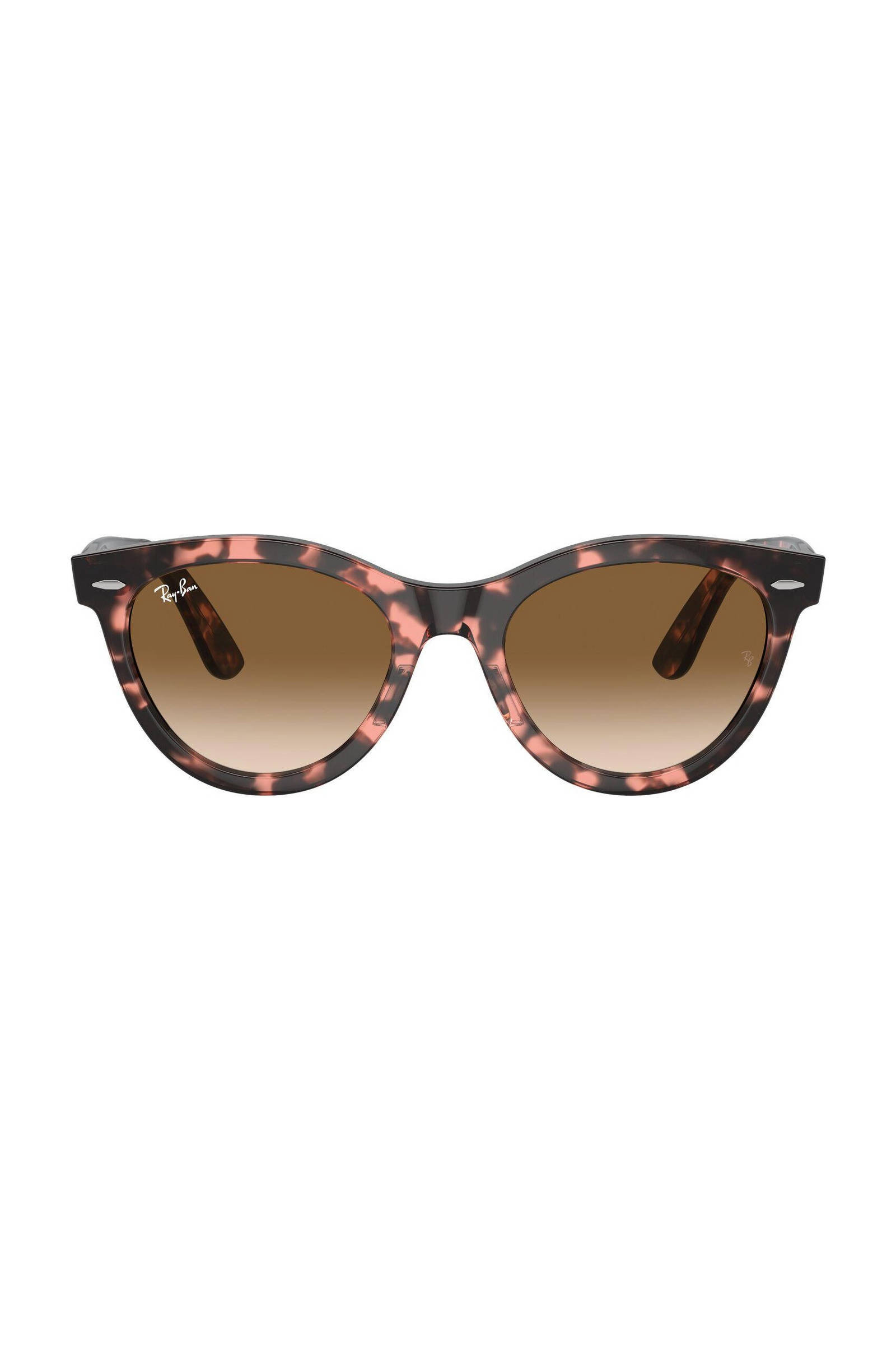 Ray-Ban zonnebril Wayfarer Way met tortoise print bruin/roze