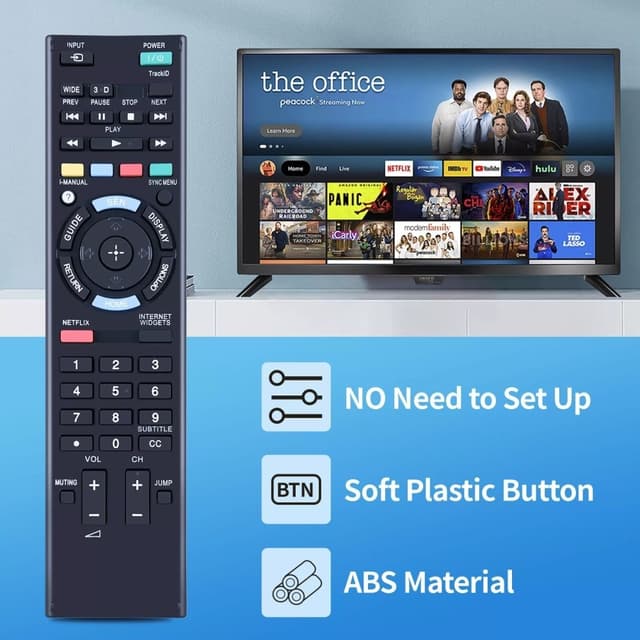 Udskiftning af fjernbetjening til RM-YD073 til Sony TV