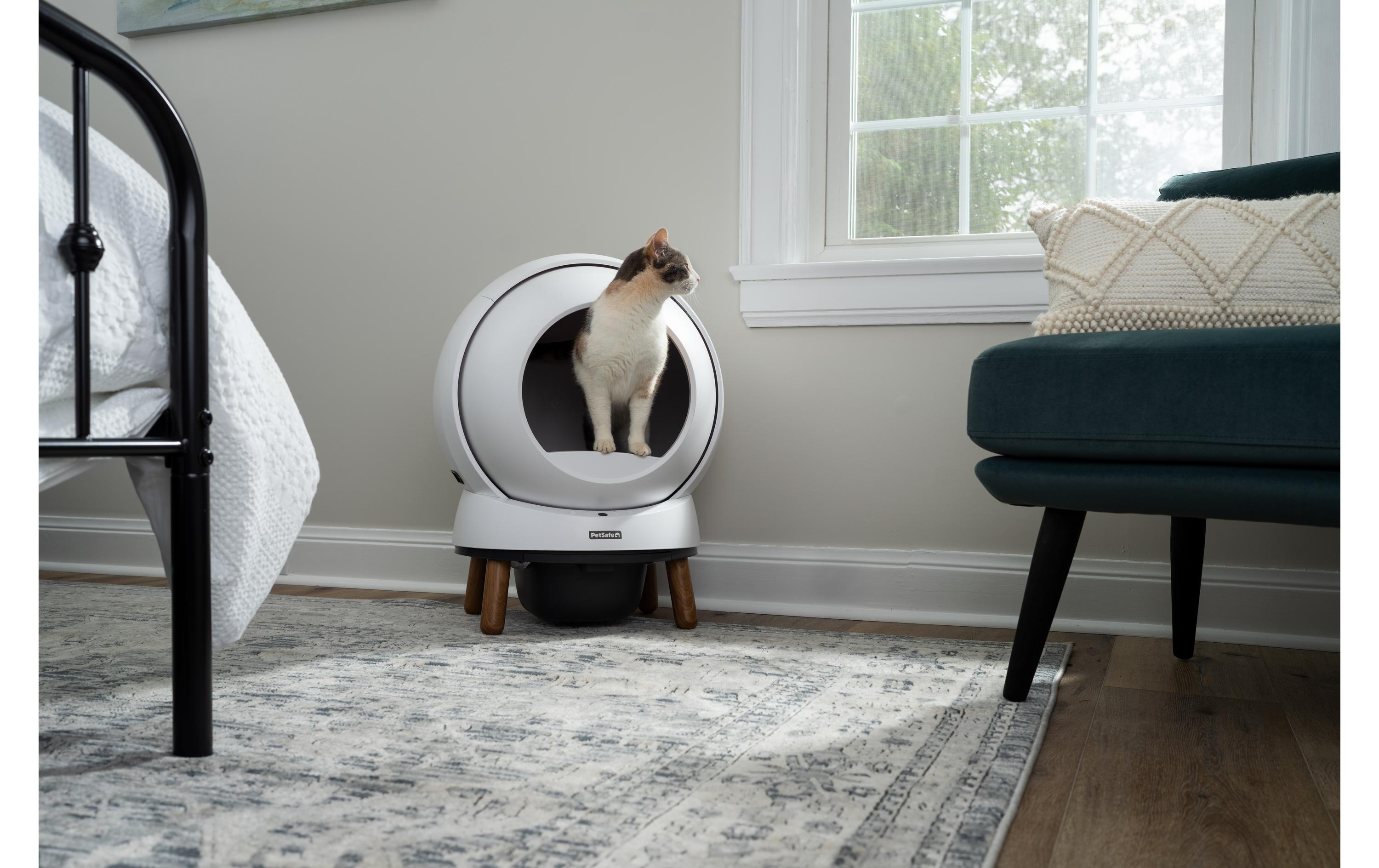 Katzentoilette ScoopFree SmartSpin<br>Selbstreinigende Katzentoilette mit App-Steuerung für eine saubere und gesunde Umgebung