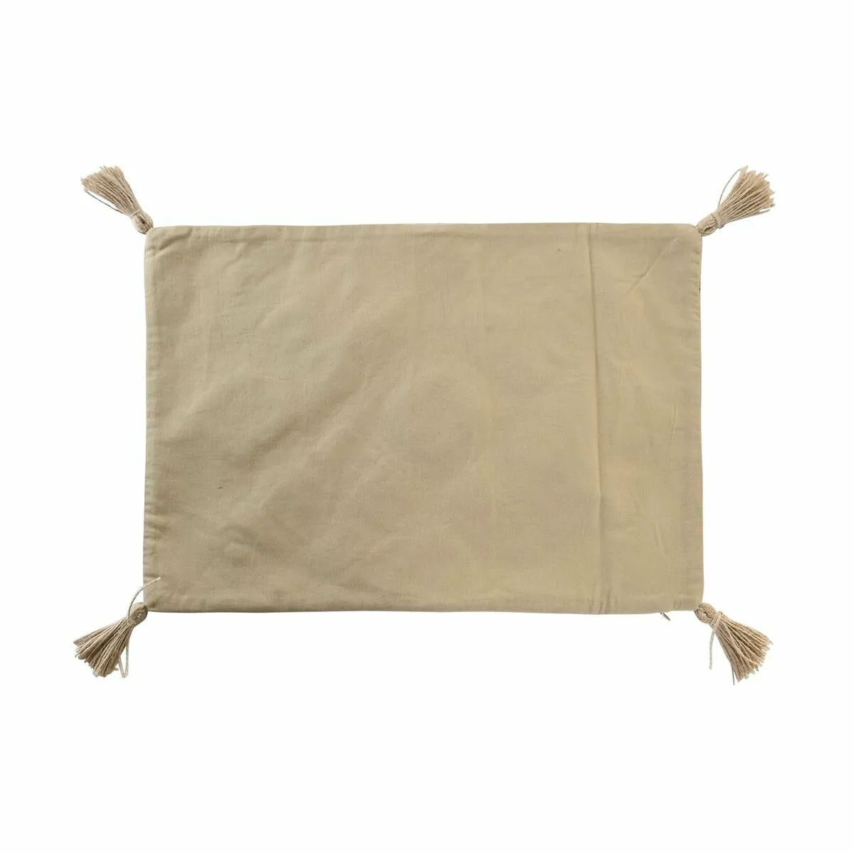 DKD Home Decor Housse de coussin 60x40 cm - Multicouleur Frange
