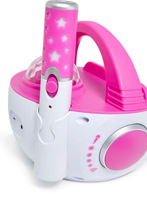 Cloudberry Castle Disko Karaokesett med 2 Trådløse Mikrofoner