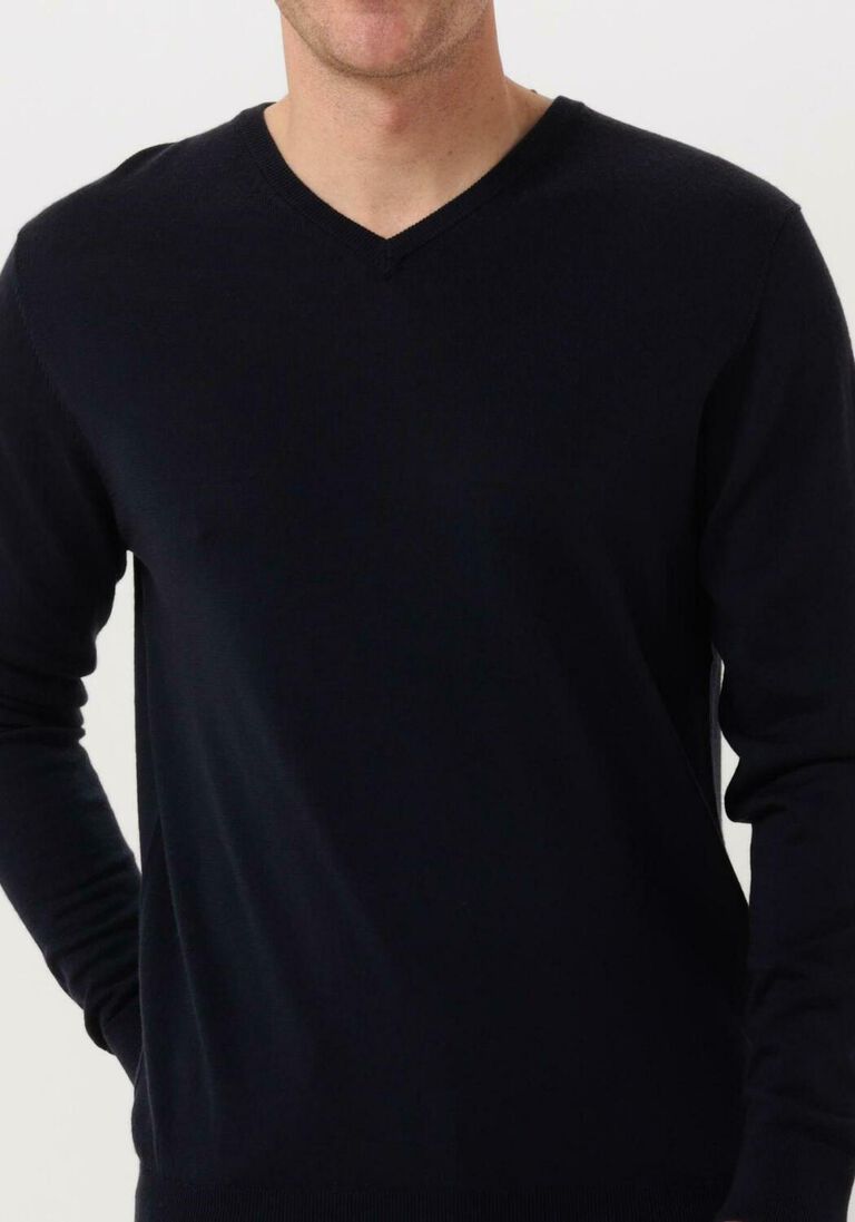 PROFUOMO donkerblauwe profuomo trui pullover v-neck