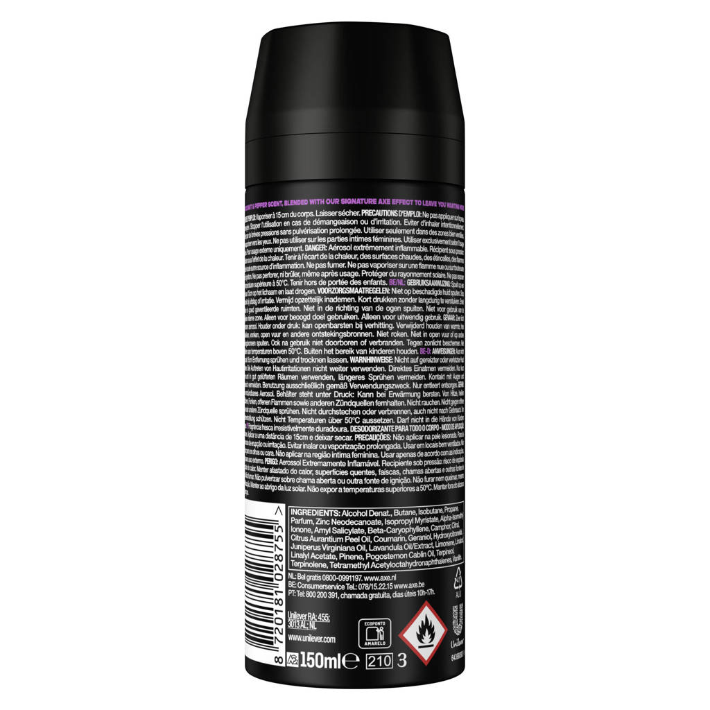Snel geleverdExcite deodorant bodyspray - 6 x 150 ml
