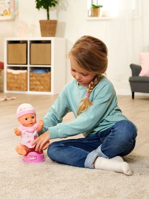 New Born Baby Dukke Spise-Tisse 30 cm Blandet