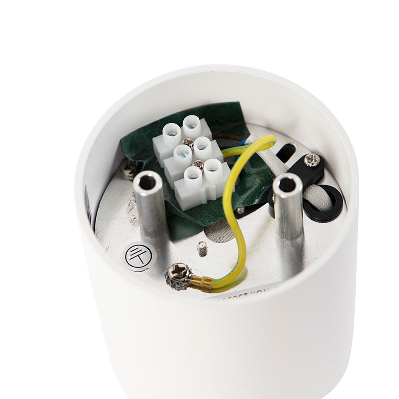 Design opbouwspot wit GU10 50mm - Tubo Honey
