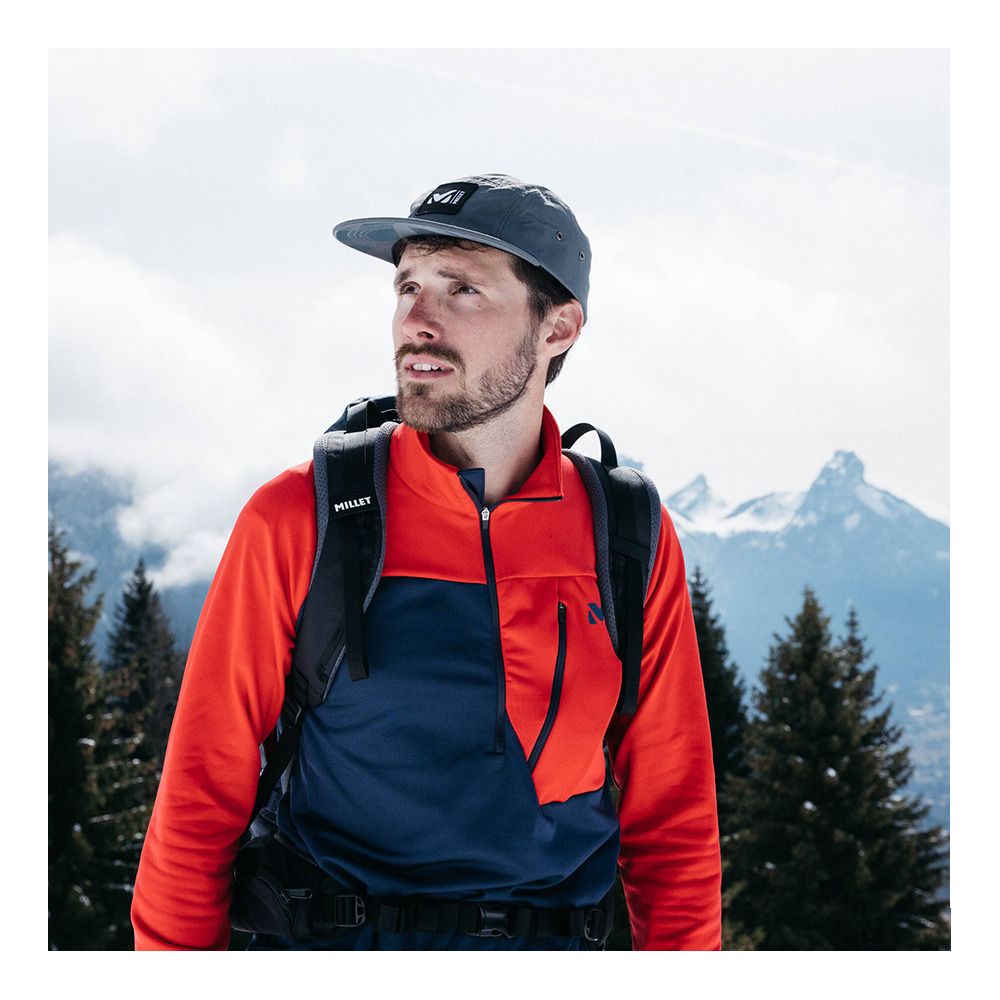 Millet SENECA - Polaire Homme saphir/rouge