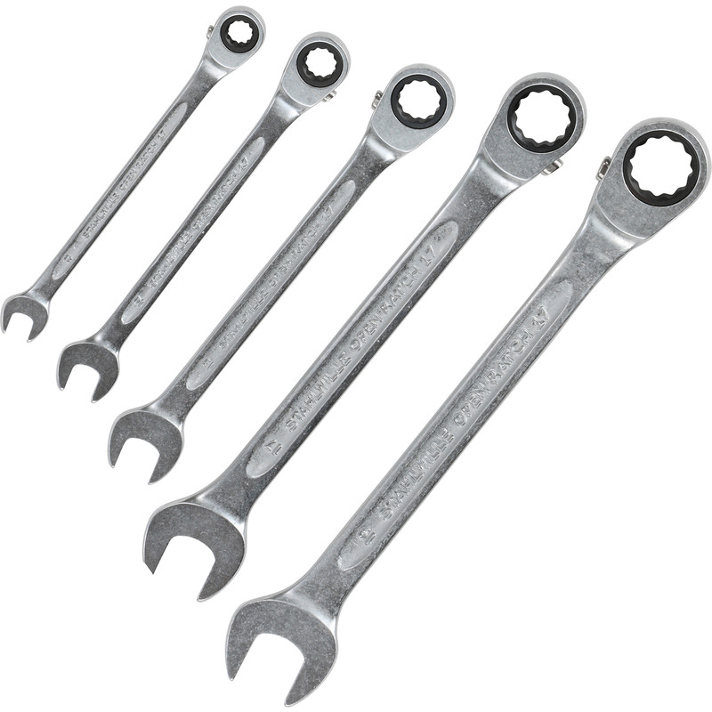 Stahlwille steekringratelsleutelset 5-delig
