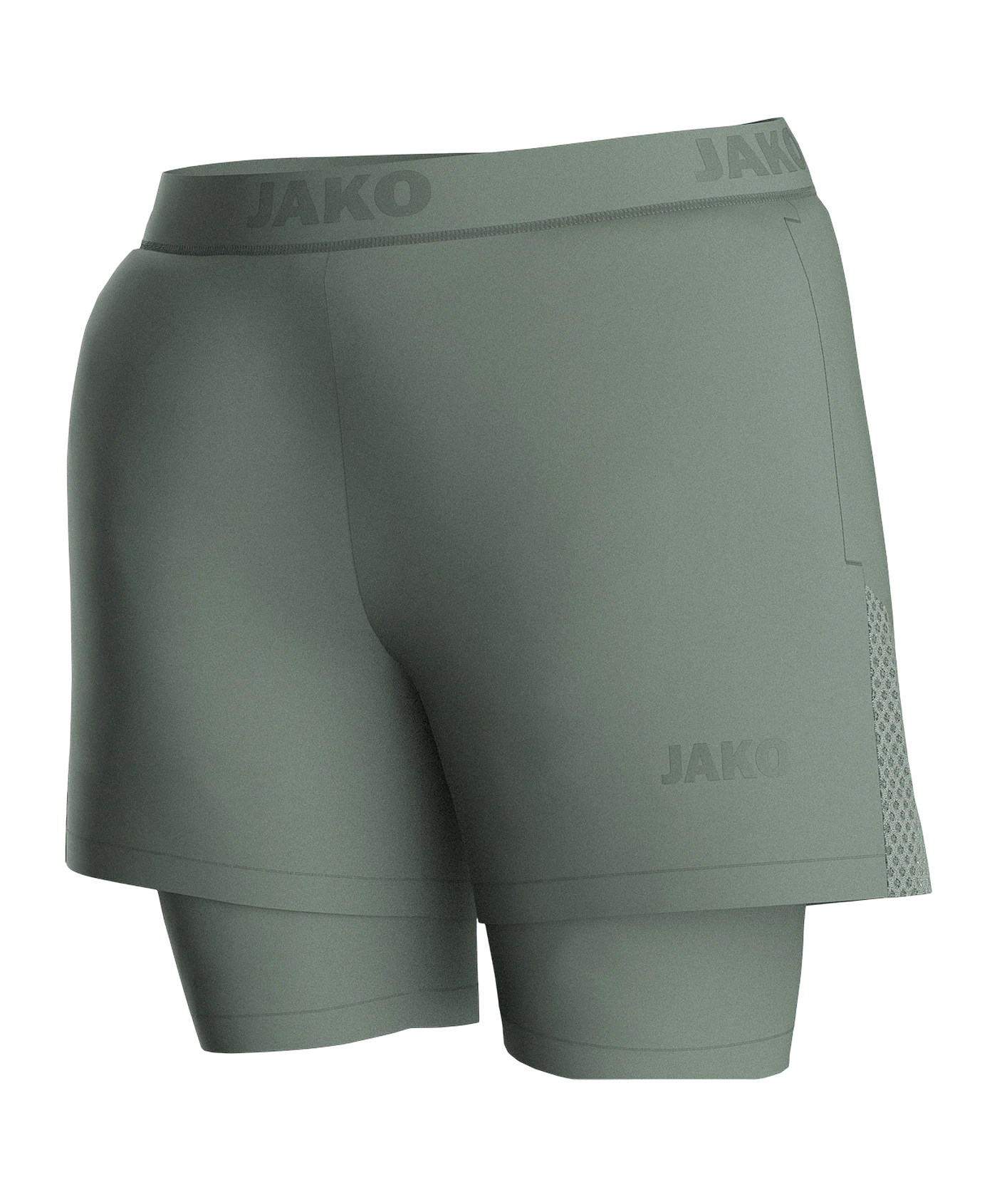 JAKO Power 2in1 Short Damen Grün F237