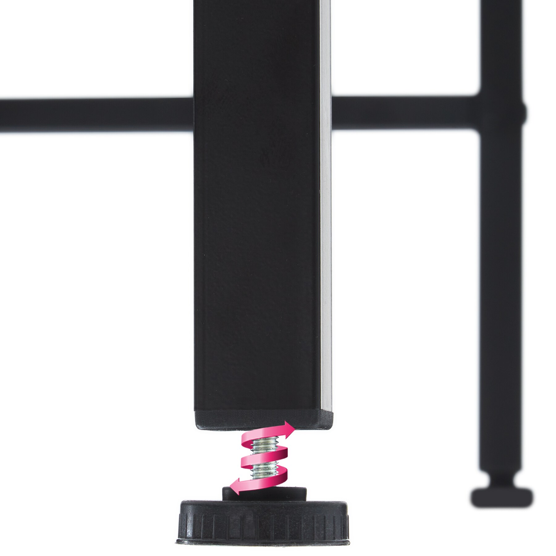 tectake® Barset, 3-teilig, Industrial Style, mit höhenverstellbaren Kunststofffüßen