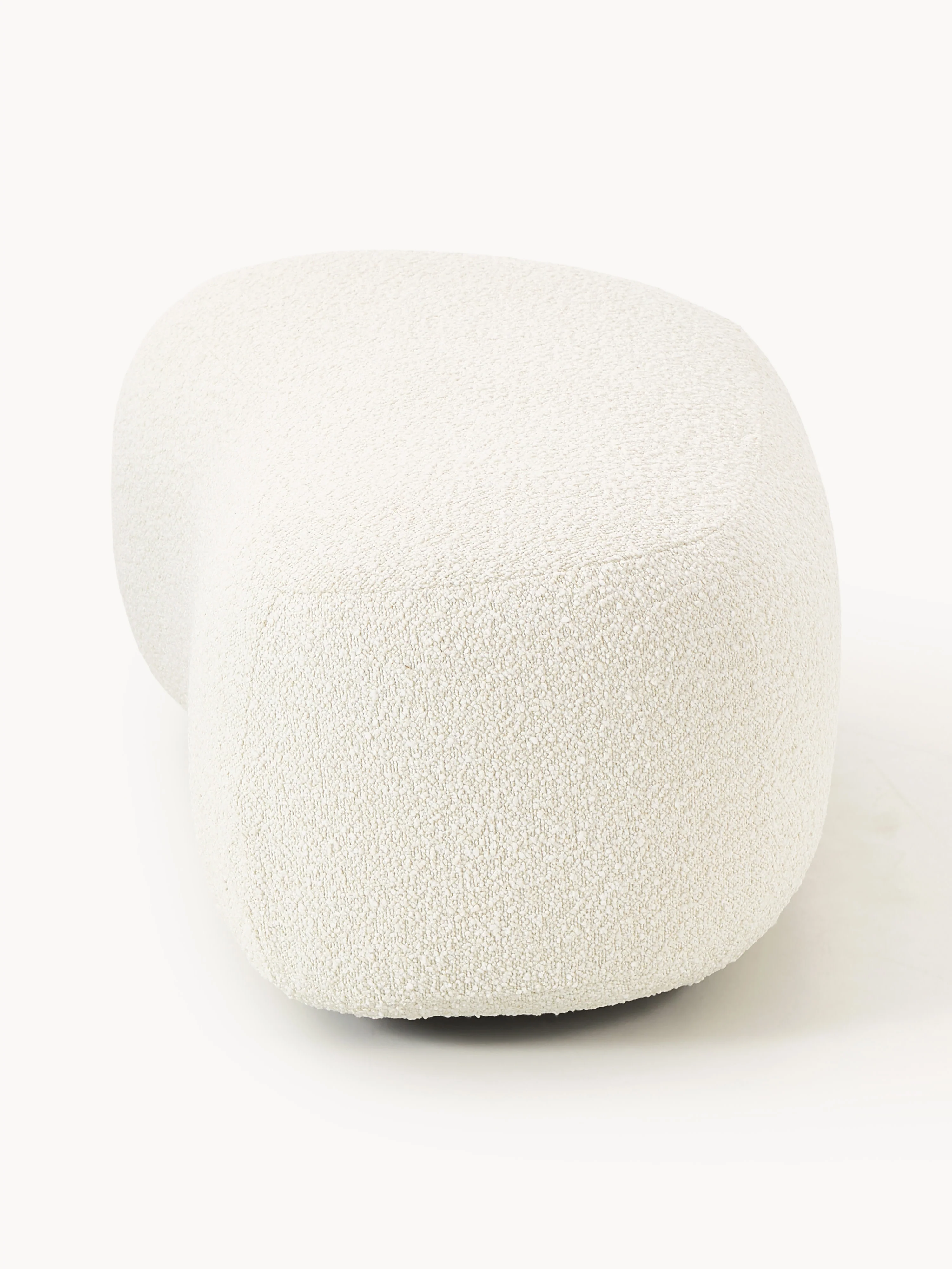 XL poef Alba van bouclé