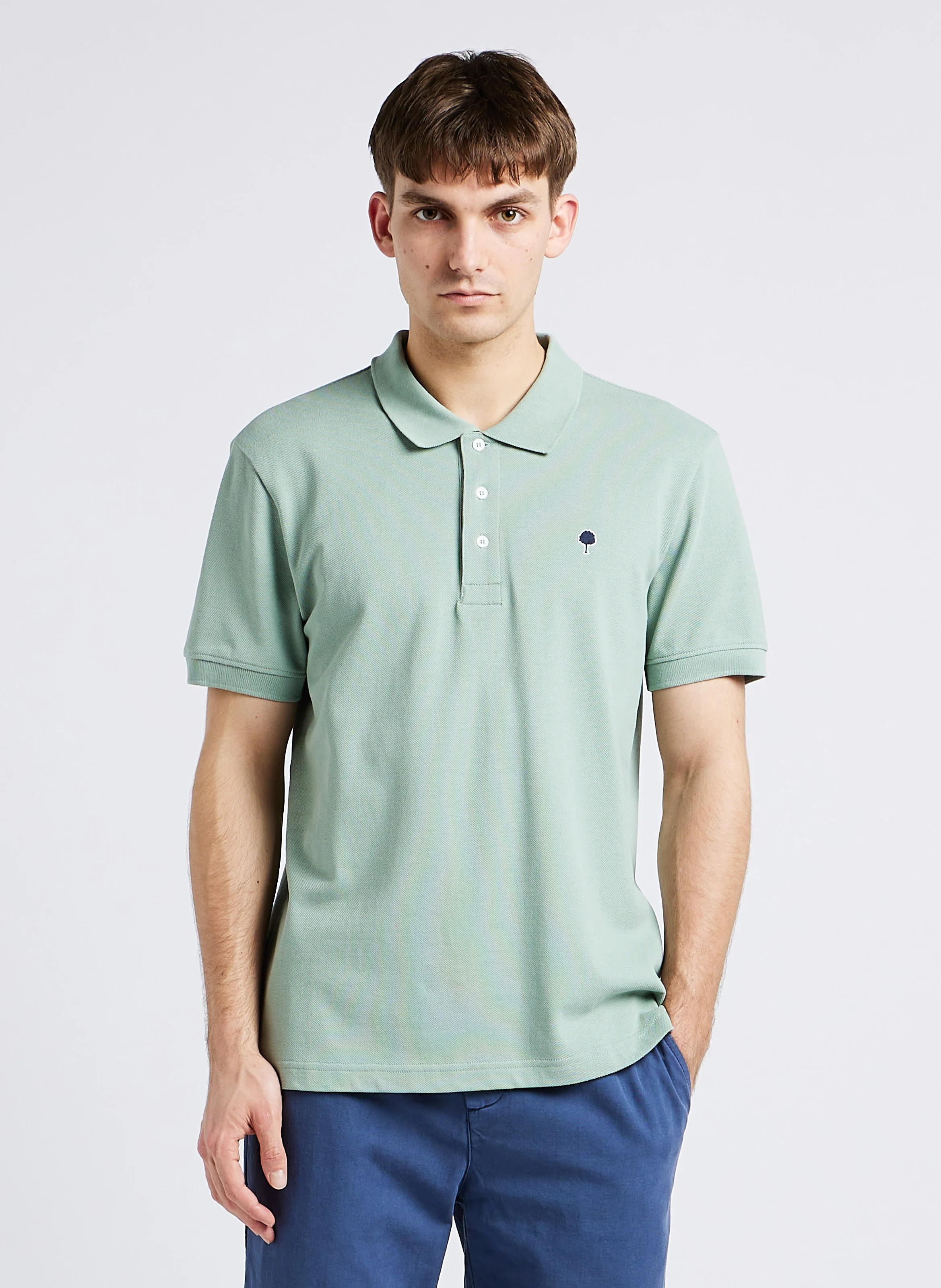 LUMIGNY - Polo regular-fit en coton| Vert