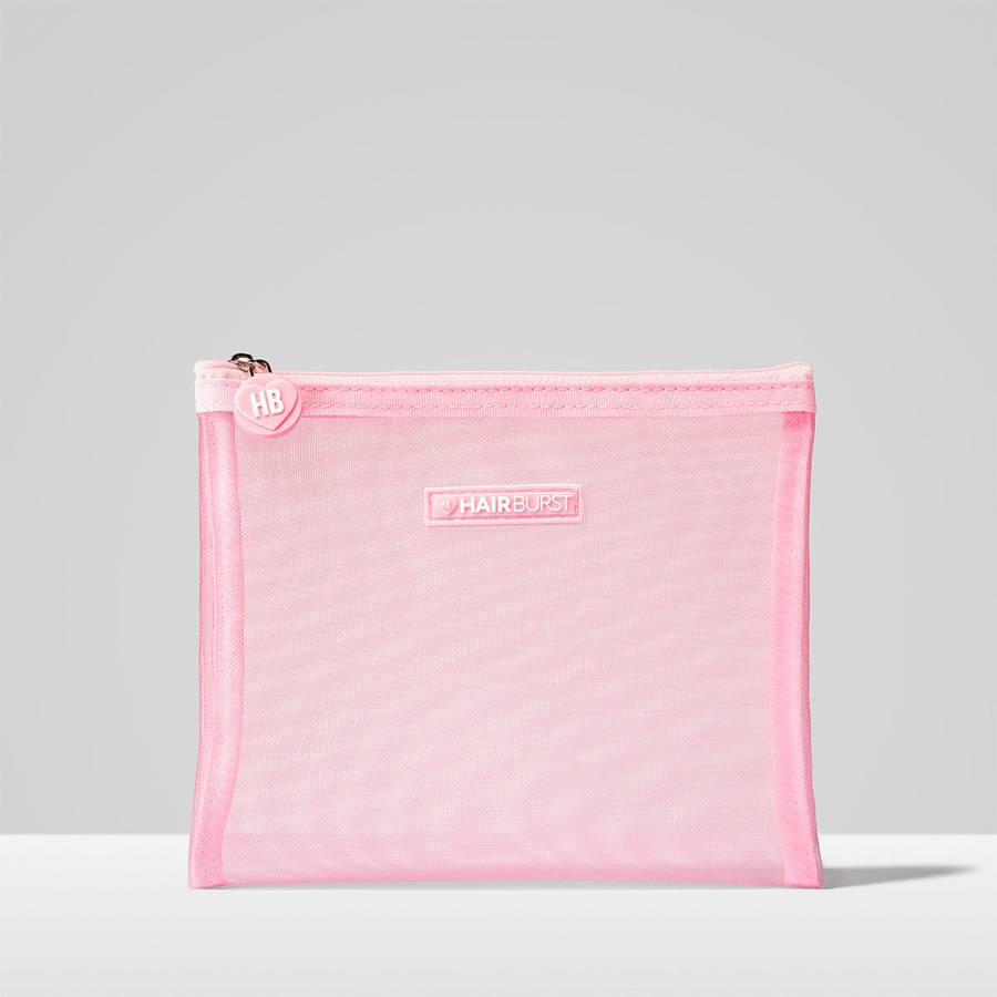 Hairburst Mesh Wash Bag Pink
