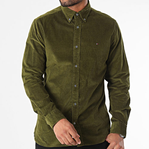 Chemise Manches Longues Flex Solid Corduroy 2931 Bleu Marine