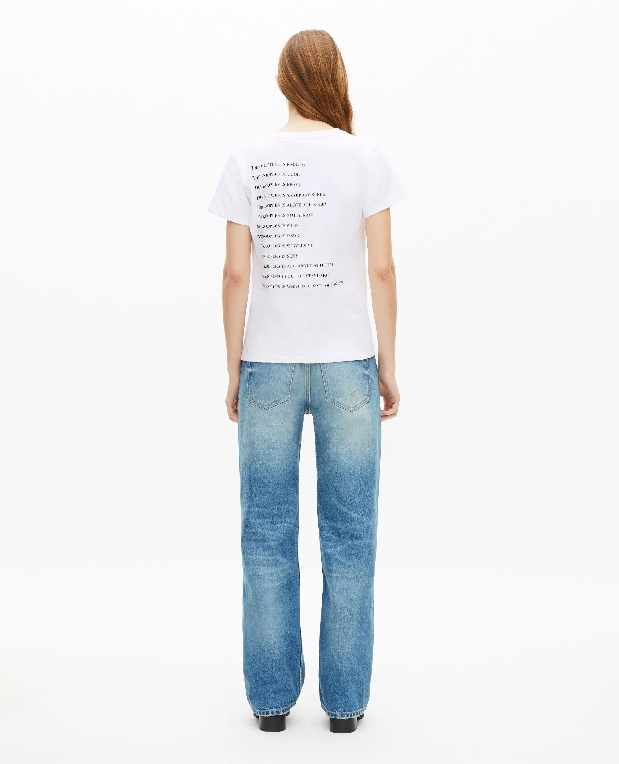T-shirt What is néon blanc