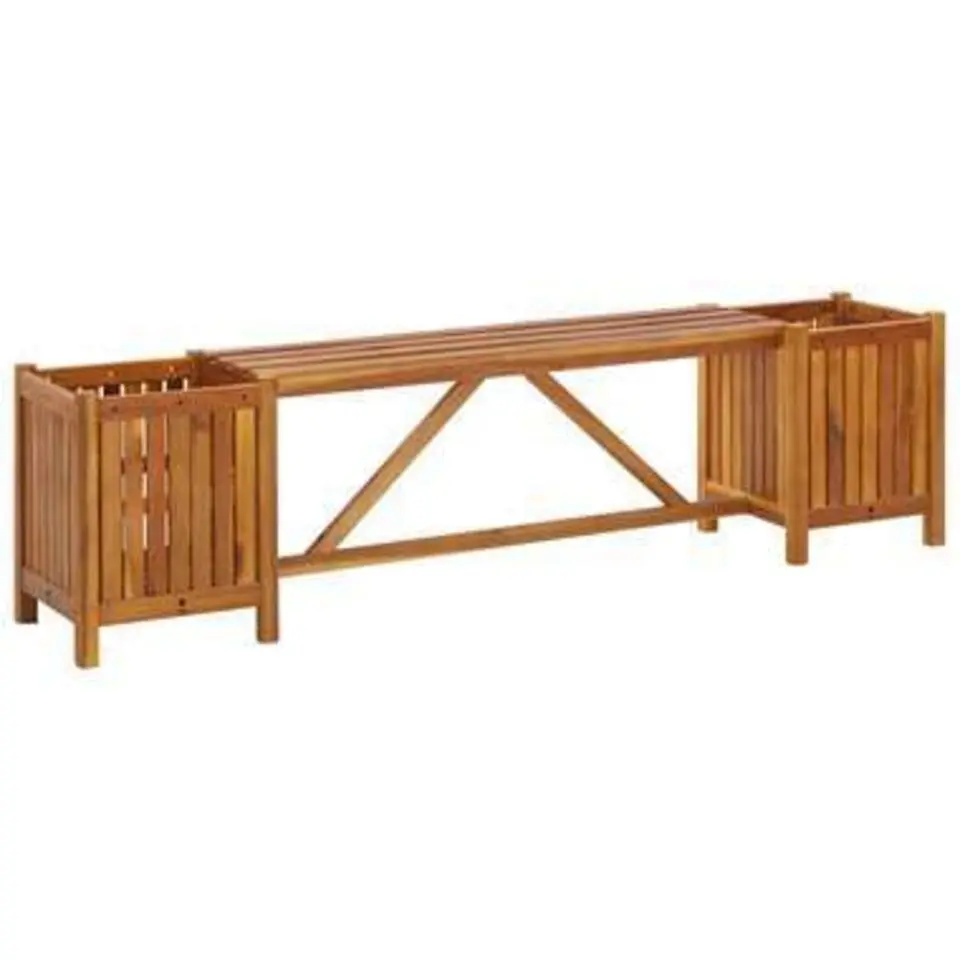 vidaXL - Tuinbank - Bruin - Hout - 150 x 30 x 40 cm