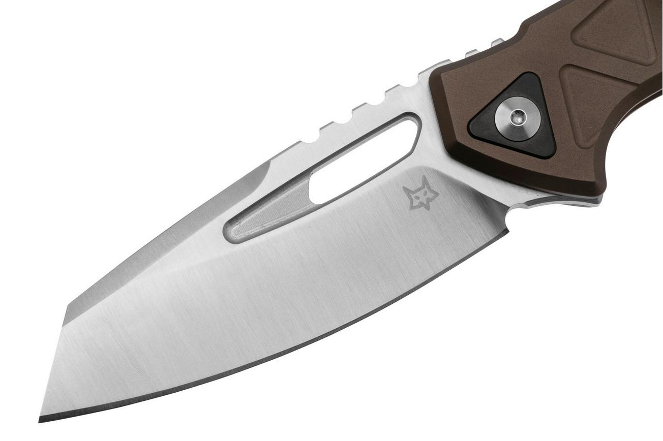 Fox Chronos FX-552-ALBR Magnacut, Bronze Aluminium, zakmes, Stefan Merk design