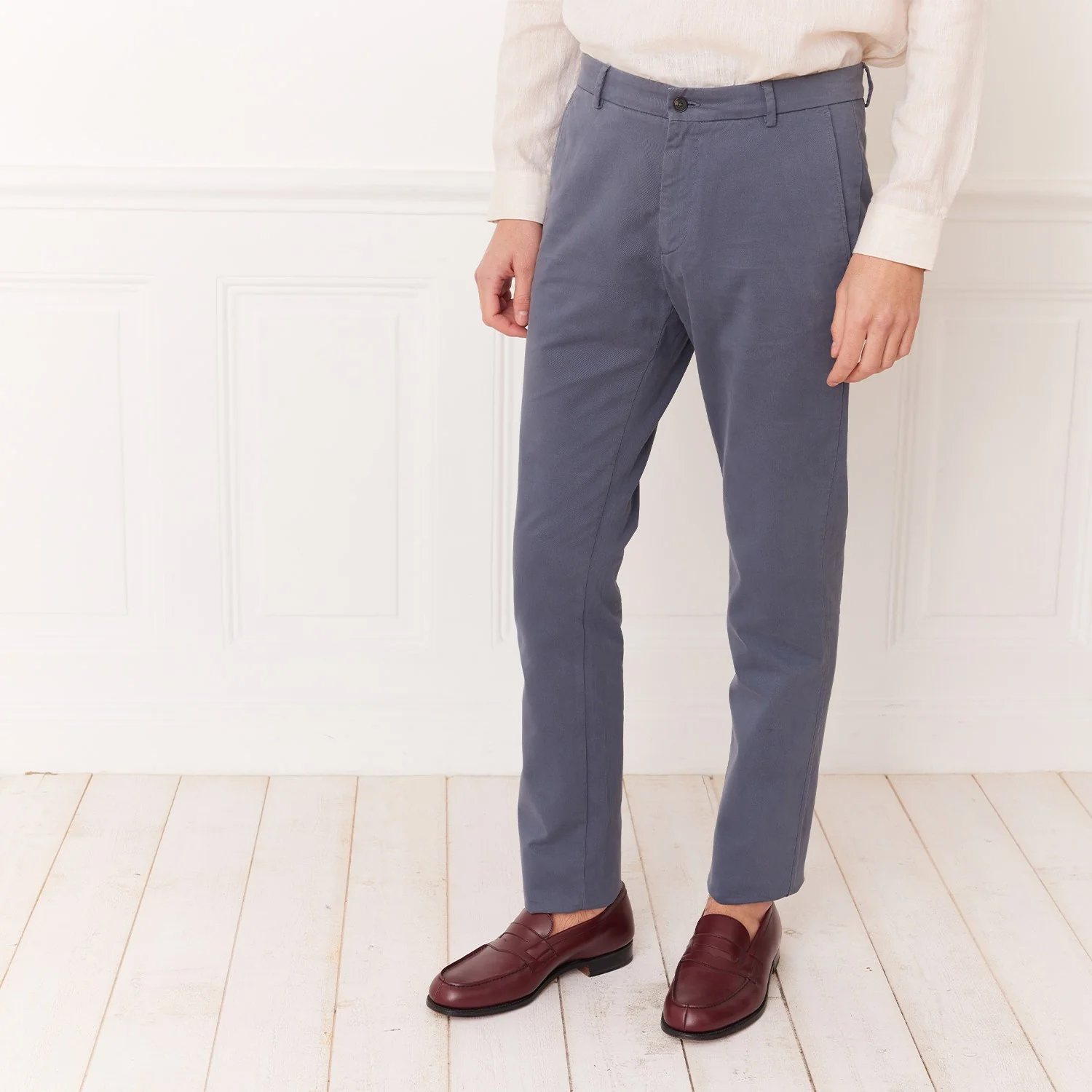 Blue chinos