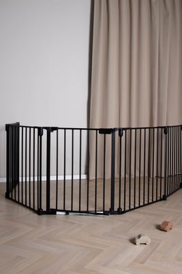 Beemoo SAFE Protect Skrugrind/romdeler 5 Paneler, Black