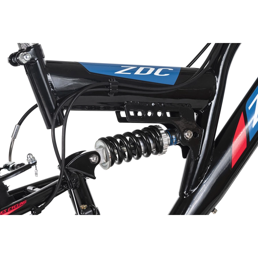 KS Cycling Kinder-Mountainbike ATB 24'' Zodiac RH 38 cm Schwarz-Rot