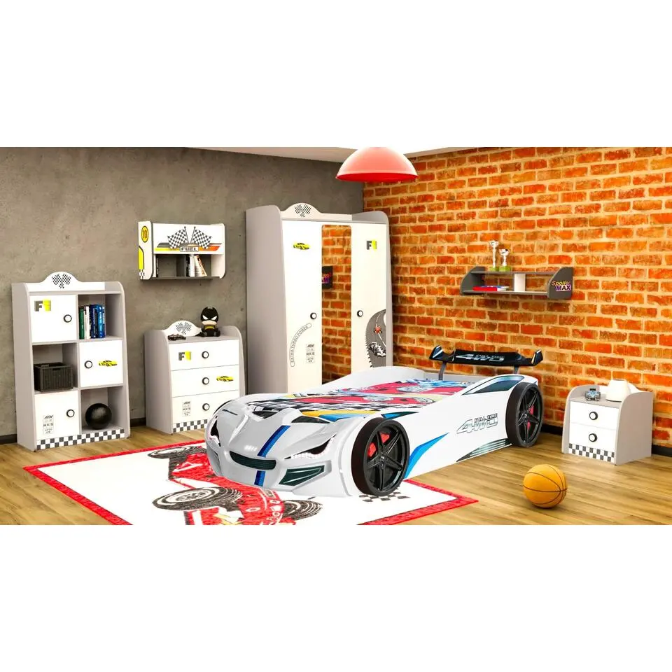 Autobed kind - Racebed BLX wit