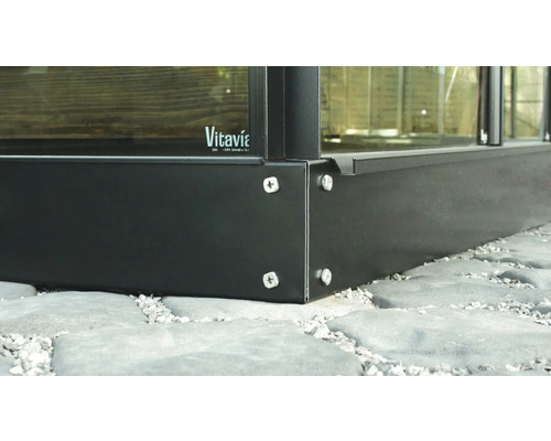Vitavia 3800 foundation, 12,5 cm, zwart