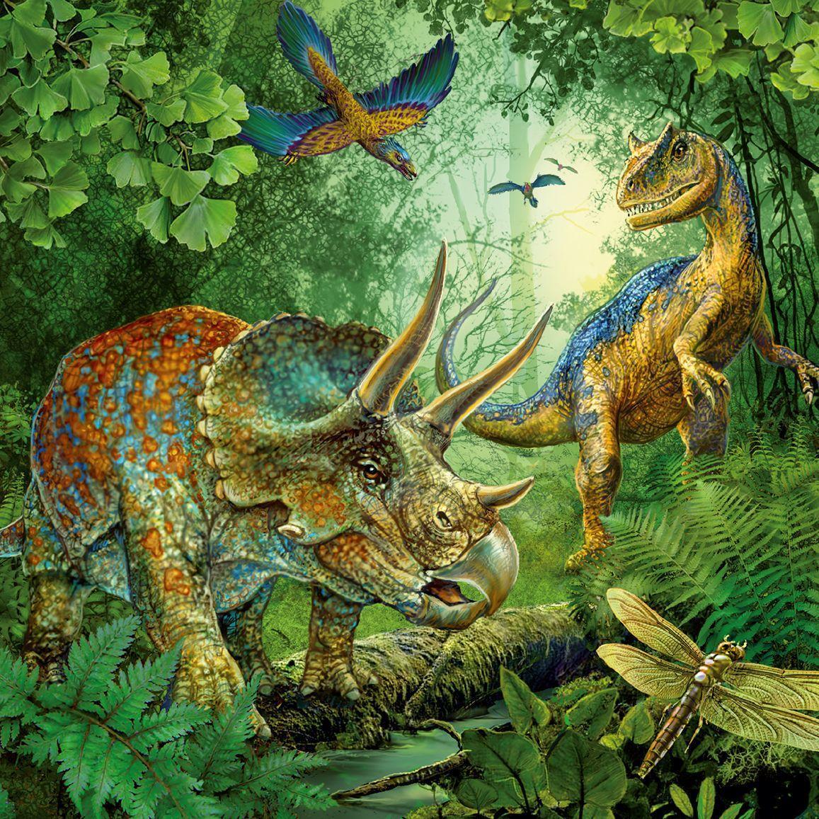 Puzzle Faszination Dinosaurier 3x49-teilig