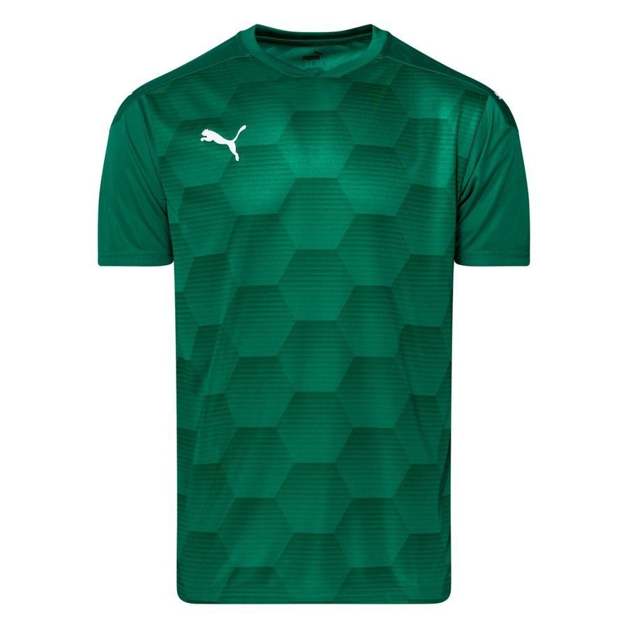 PUMA Maillot teamFINAL 21 Graphic - Vert/Vert