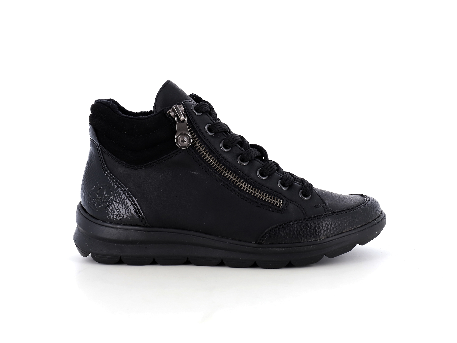 Rieker-Z0040 Cuir Noir